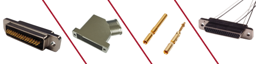 MicroD-Steckverbinder und Zubehör